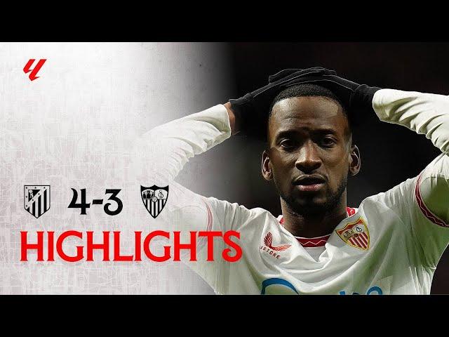 Atlético de Madrid vs Sevilla FC (4-3) LALIGA | Resumen