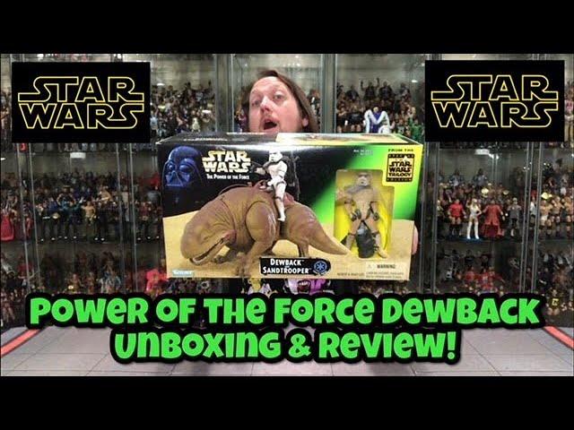 Dewback & Sandtrooper Star Wars Power Of The Force Unboxing & Review! Bonus Free Puppet Show!