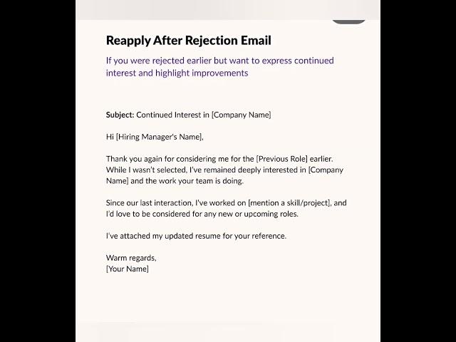 10 Email Templates every Job Seeker should have#email #jobs #emailcommunication #temple #jobseekers