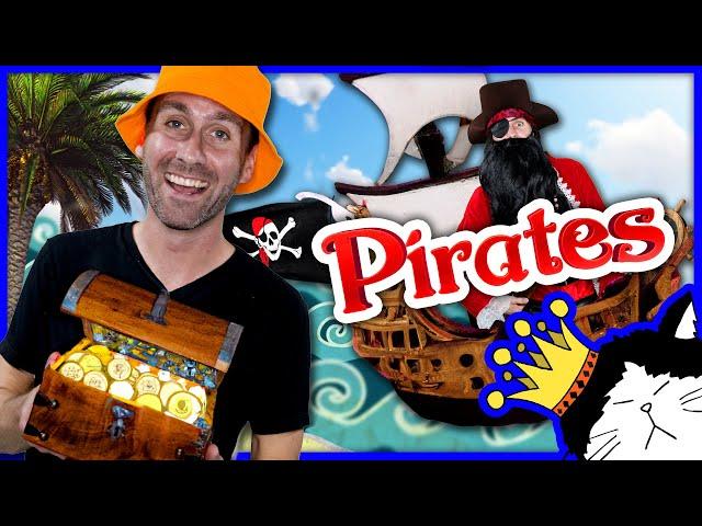 ‍️ Pirates Song! | Learn about Pirates and Buried Treasure | Mooseclumps | Kids Learning Songs