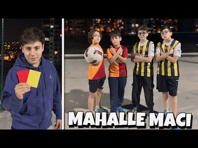 ARKADAŞLARIMLA MAHALLE MAÇI YAPTIK CHALLENGE !! OLAYLI MAÇ