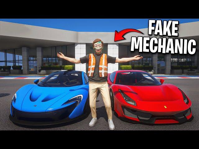 Scamming Players as Fake Mechanic in GTA!