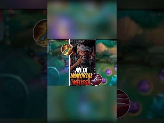 Rosegold Meteorite Melissa is immortal- Melissa meta build #mobilelegends #mlbb #melissa #trending