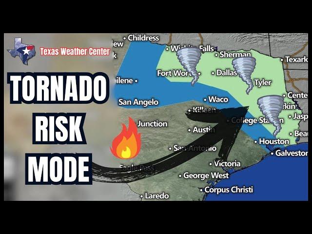 LIVE UPDATE: Texas Severe Storms & Major Wildfire Threat Late Tonight & Tuesday