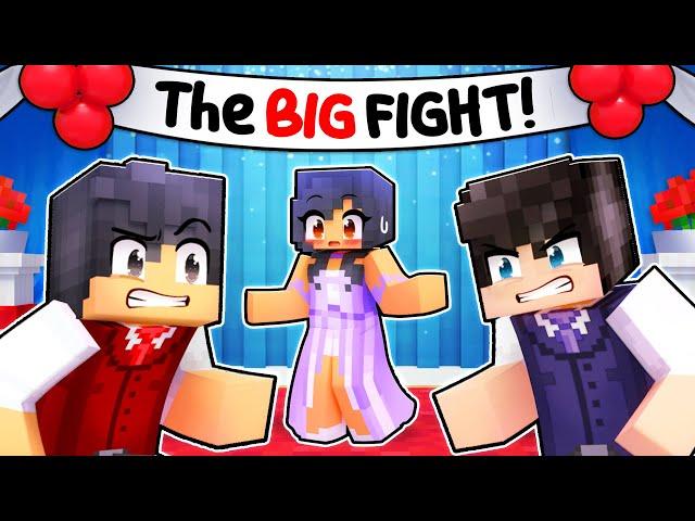 The BIG FIGHT at PROM In Minecraft!