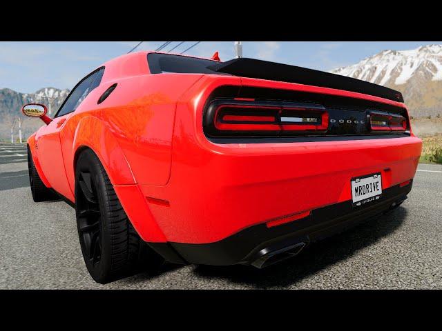 BeamNG Drive - Dodge Challenger SRT Demon