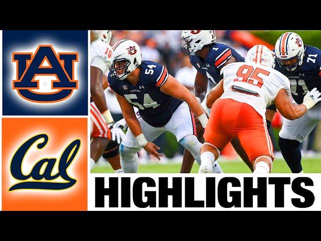 Auburn vs California Highlights | College Football Week 2 | 2023 College Football