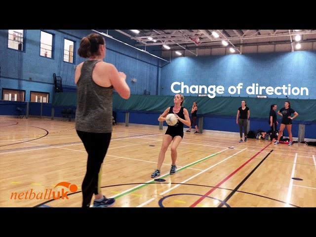 Preseason Netball Drill #1 Using Flat Space Markers