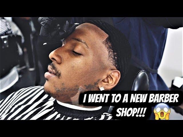 I TRAVELED TO A NEW BARBER SHOP!!! FULL 360 WAVE HAIRCUT/SHAPE UP 7 WEEKS WOLFING!!!