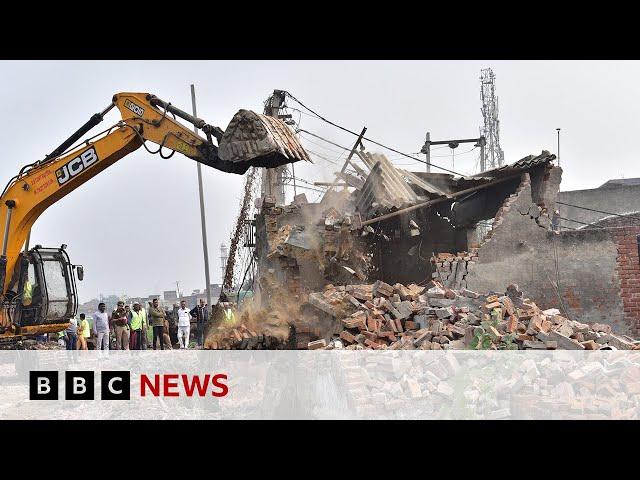 How bulldozers became a vehicle of injustice in India | BBC News