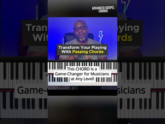 Passing Chords Piano Lesson | Advanced Gospel Course