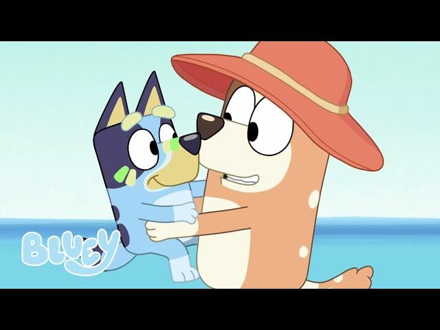 Bluey's Beach Bravery | The Beach | Bluey