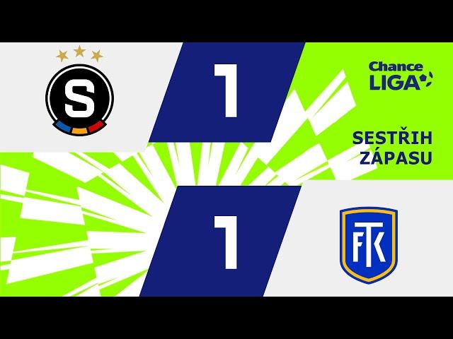 SESTŘIH: Sparta - Teplice 1:1. Další ztráta a nepovedený výkon Pražanů