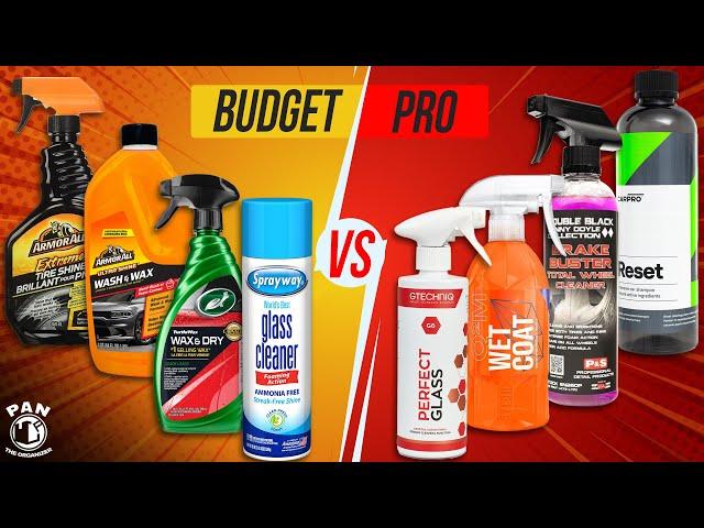 Budget vs  Pro: Can Cheap Car Detailing Products Make Your Car Shine?