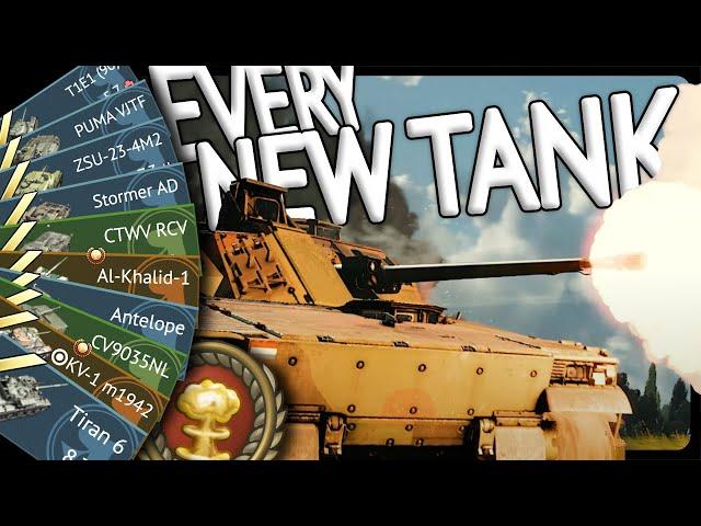 ONE Match With EVERY NEW TANK (War Thunder Dance of Dragons)