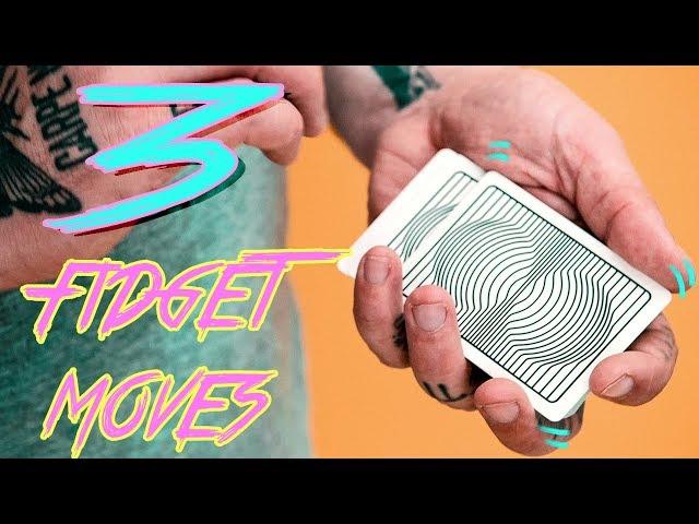 Learn 3 FIDGET MOVES with Playing Cards- Cardistry Tutorial (Ferris/Flirt/Prince Charming)