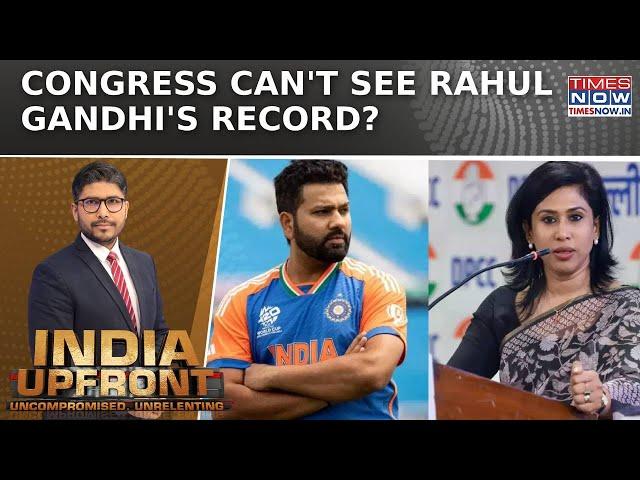 Congress Calls Skipper Rohit Sharma 'Fat & Mediocre', BJP Hits Back Citing ‘Parivar…’| India Upfront