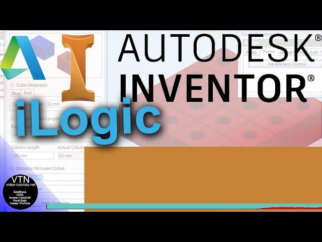 01 AUTODESK INVENTOR ilogic  ( Tutorial  Info  )
