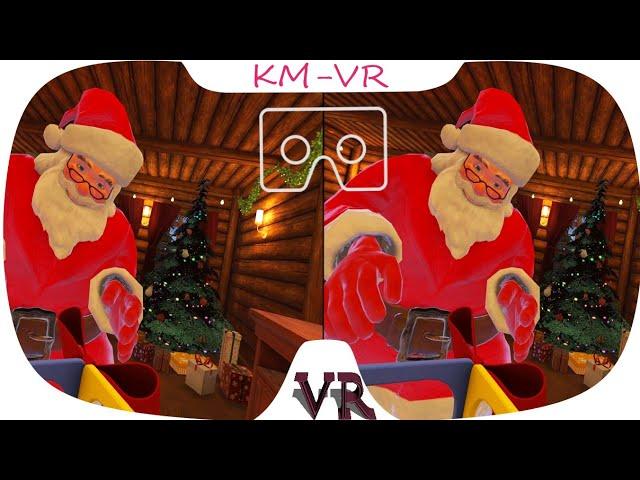 3D VR VIDEO 563 4K VR Video  Elves' Workshop of Wonders  Roller Coaster