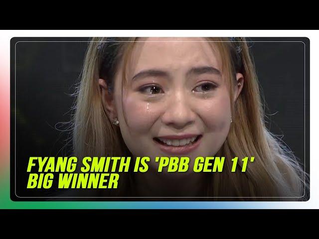 Fyang Smith is 'Pinoy Big Brother Gen 11' Big Winner | ABS-CBN News