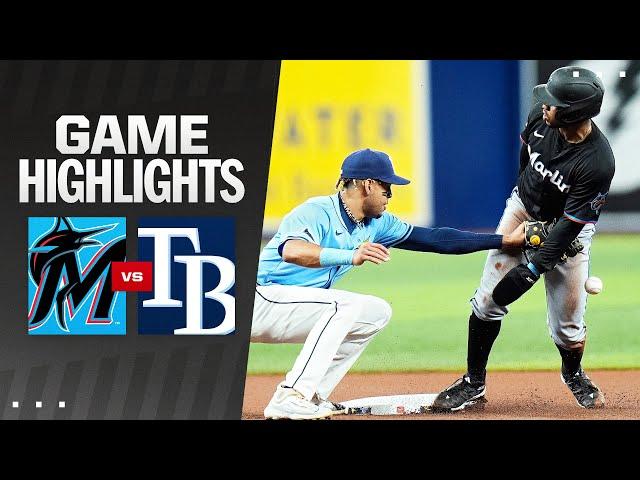 Marlins vs. Rays Game Highlights (7/30/24) | MLB Highlights