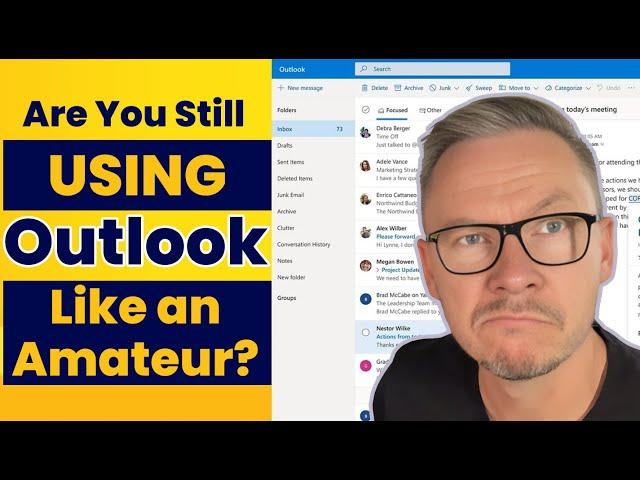 Mistakes in Microsoft Outlook, tips and tricks. How to create rules, how to create folder and more