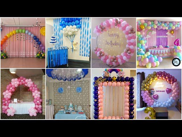 Balloon decoration ideas for birthday || Balloon decoration