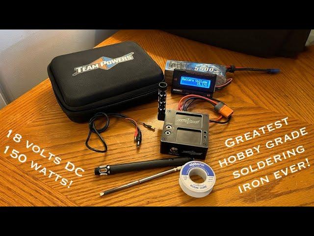 The best soldering iron for RC hobbyists! Team Powers Portable Soldering Station!