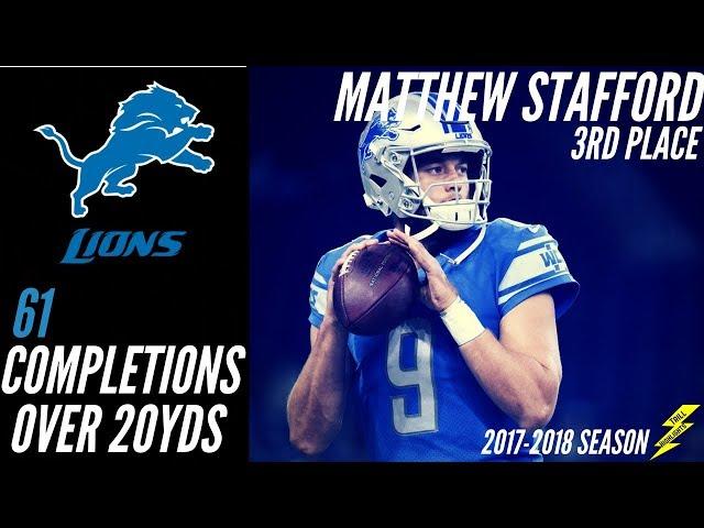 Matthew Stafford Big Play Compilation | 2017-2018 Season