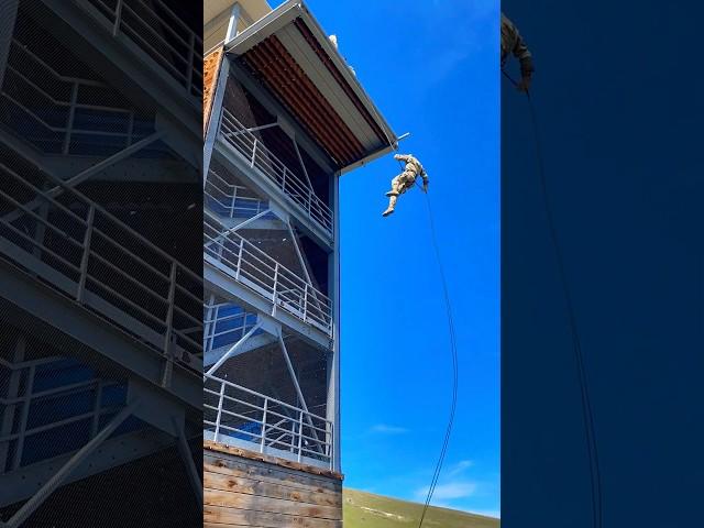 A 60 FT Drop | Rappel in Army ROTC