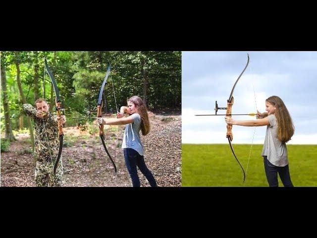 2022 Review 60" Laminated Takedown Recurve Hunting Bow Right Hand Toparchery