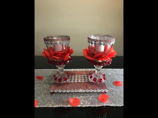 Valentine's Day DIYs Décor Ideas Dollar Tree #diys #homedecor #valentinesday #candleholders