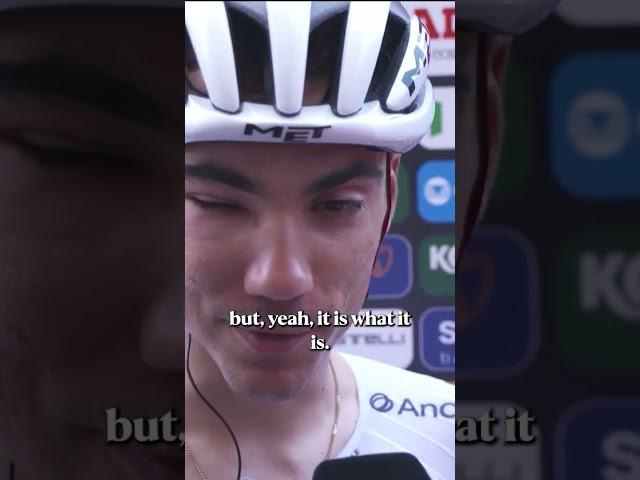 “A bee went inside my helmet…”  Juan Ayuso gives us the full rundown of that incident with a bee 