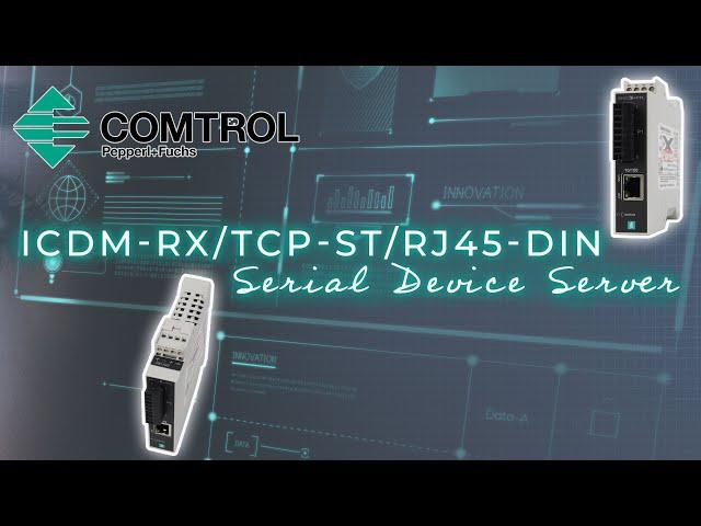 Pepperl+Fuchs Comtrol ICDM-RX/TCP-ST/RJ45-DIN