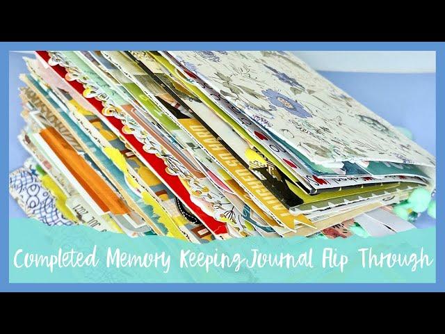 Completed Personal Memory Keeping Journal Flip Through