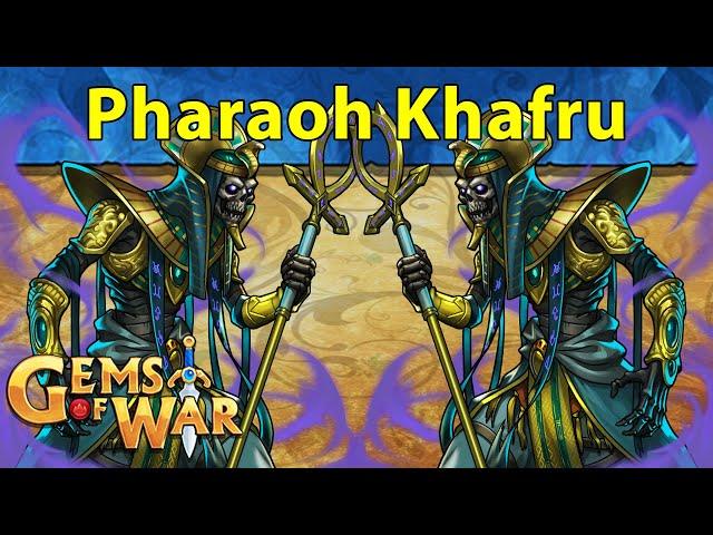 Gems of War: Pharaoh Khafru Mythic Teams, Strategy, and Key Opening