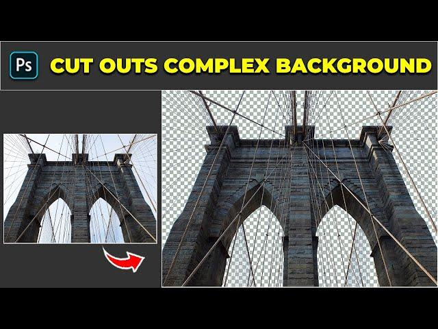 Cut Outs Complex Background - Photoshop Tutorial