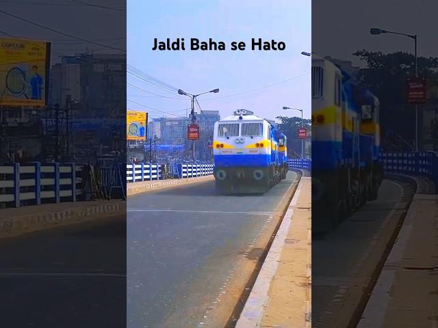 train on road #shorts #funny #trending #memes #rider #bike