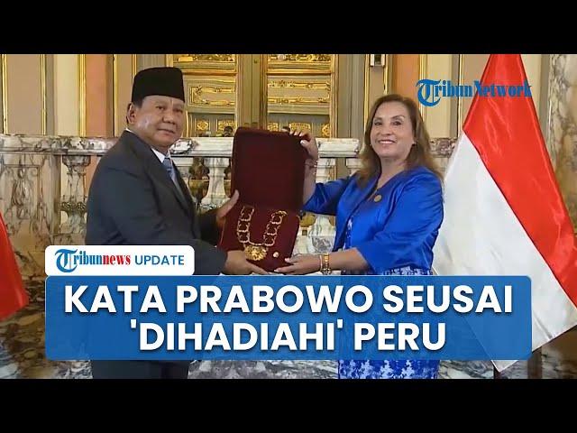 Dapat Penghargaan Bergengsi dari Peru, Prabowo Undang Dina Boluarte ke RI Rayakan 50 Tahun Hubungan