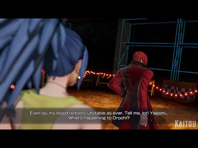 Iori Yagami Tells Leona To Mind Her Business | King of Fighters XV #KoFXV