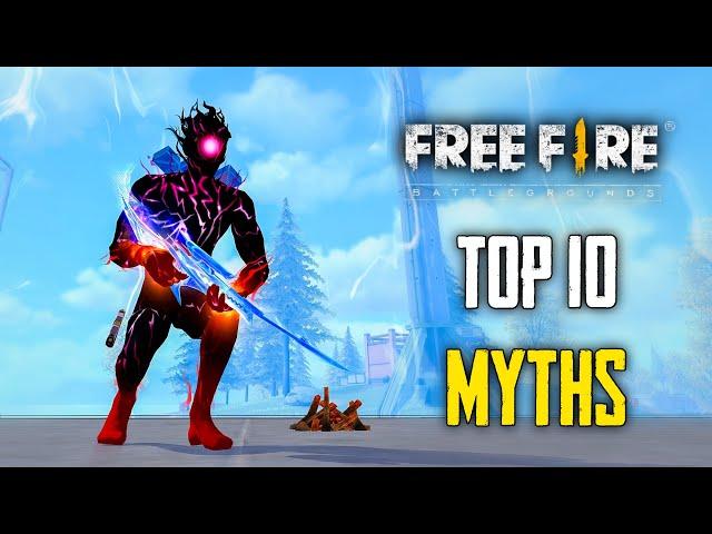 Top 10 Mythbusters in FREEFIRE Battleground | FREEFIRE Myths #288