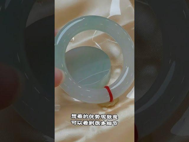 圆条冰清种水一流翡翠手镯