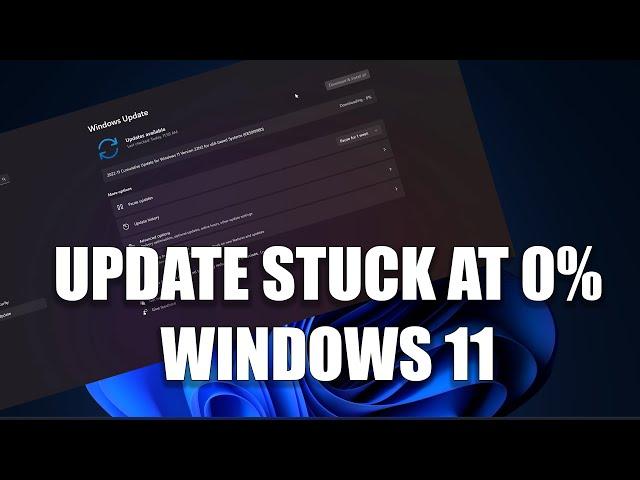 How To Fix Windows 11 Updates Stuck at 0% Downloading