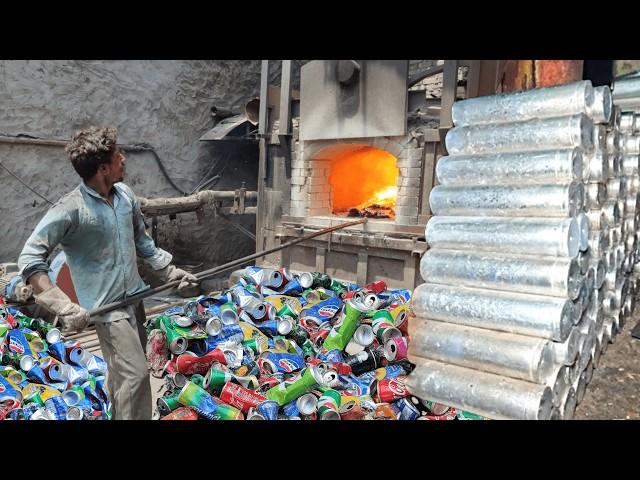 Aluminum Tin Can Recycling Process and Tour of a Wire Making Factory in Aluminium Extrusion Plant