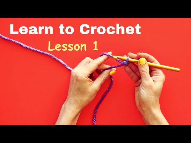 CROCHET FOR BEGINNERS LESSON 1 / CROCHET FOR KIDS