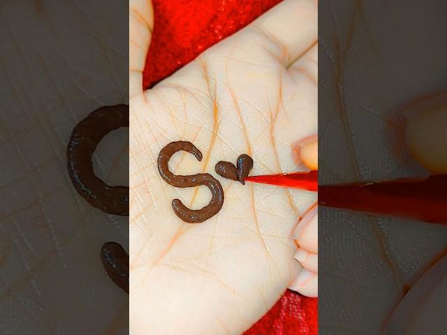 S️T letter mehndi design, ST letter tattoo design, ST letter mehndi #shorts #viralvideo #ytshorts
