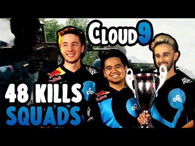 Cloud9 wipes out half a public lobby! 48 Kills TOTAL! Kaymind Squads Highlight w/ Pr0phie and Moody