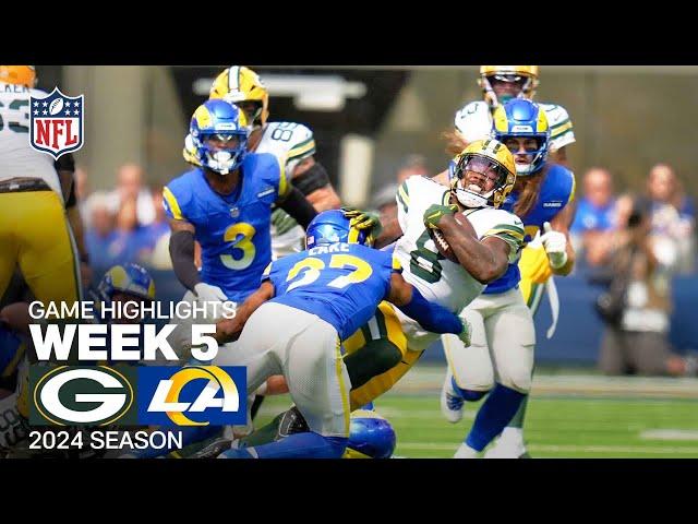 Green Bay Packers vs. Los Angeles Rams Game Highlights | NFL 2024 Week 5