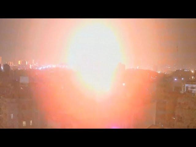 Explosions in Tehran as Israel strikes Iran | Raw video