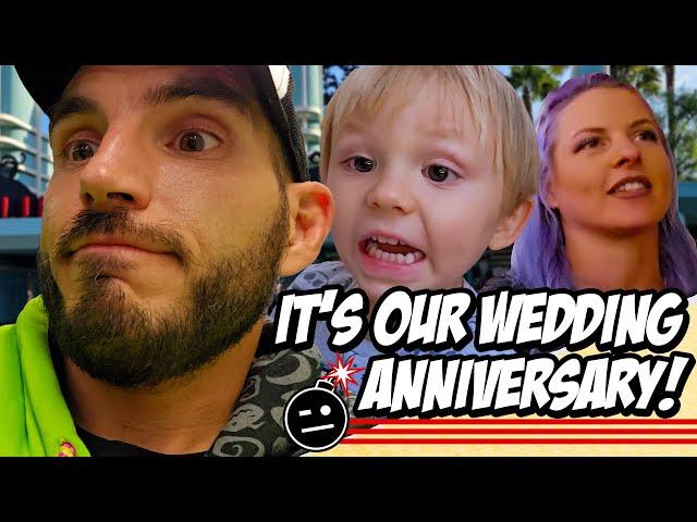 WE WENT TO DISNEYLAND FOR OUR WEDDING ANNIVERSARY! || Smackdown Sacramento and Disneyland Vlog